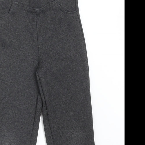 TU Girls Grey   Jegging Trousers Size 4 Years