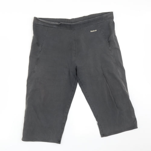 Reebok Womens Grey    Leggings Size XL