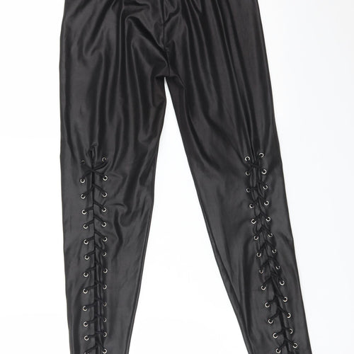 Preworn Womens Black    Leggings Size L L26 in