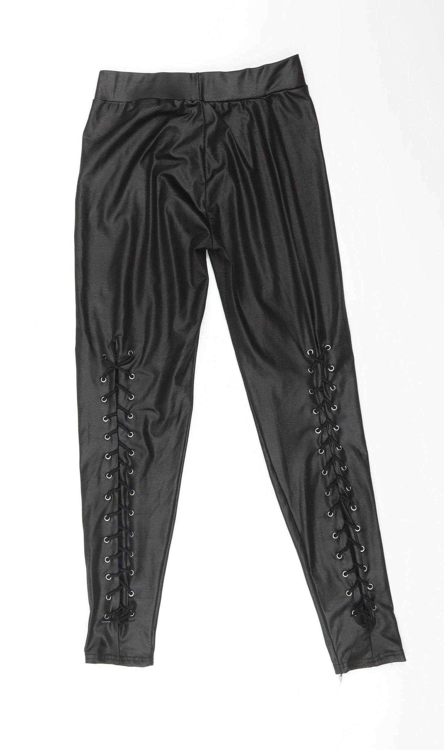 Preworn Womens Black    Leggings Size L L26 in