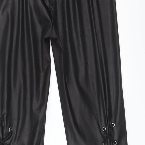 Preworn Womens Black    Leggings Size L L26 in