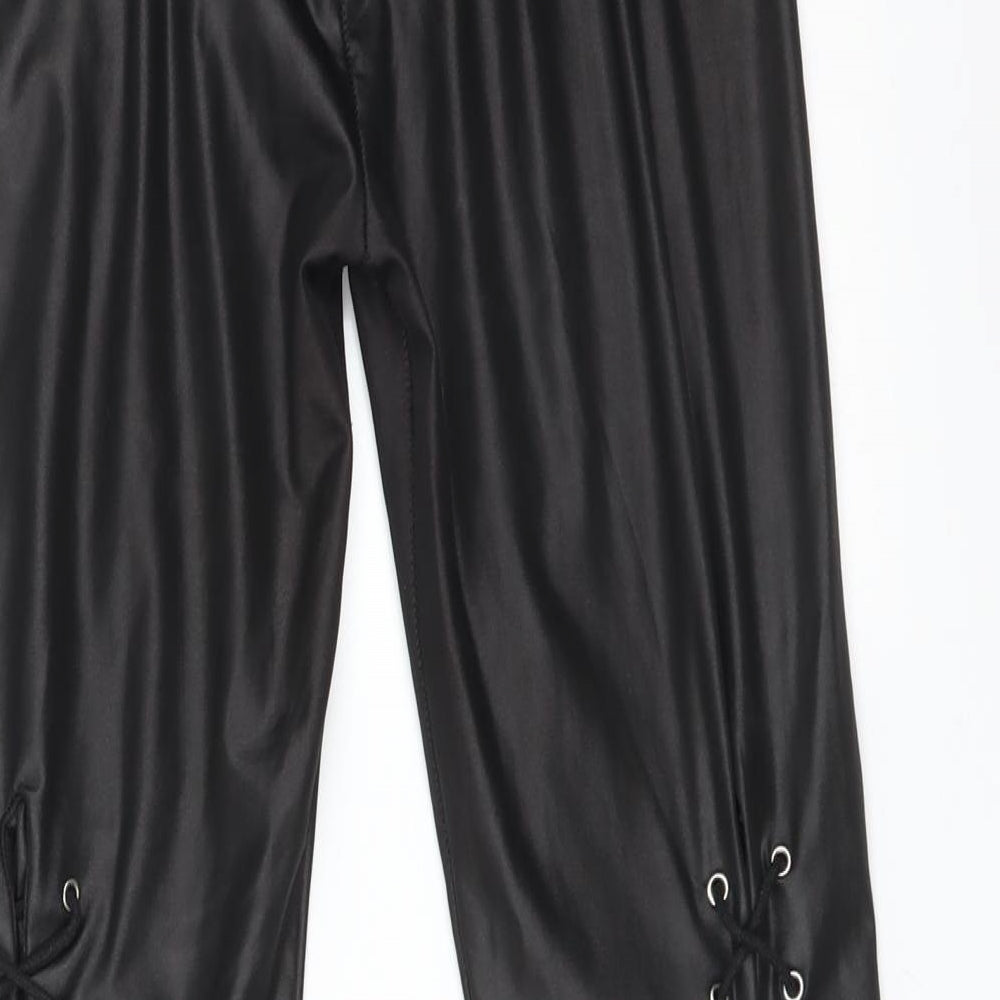 Preworn Womens Black    Leggings Size L L26 in