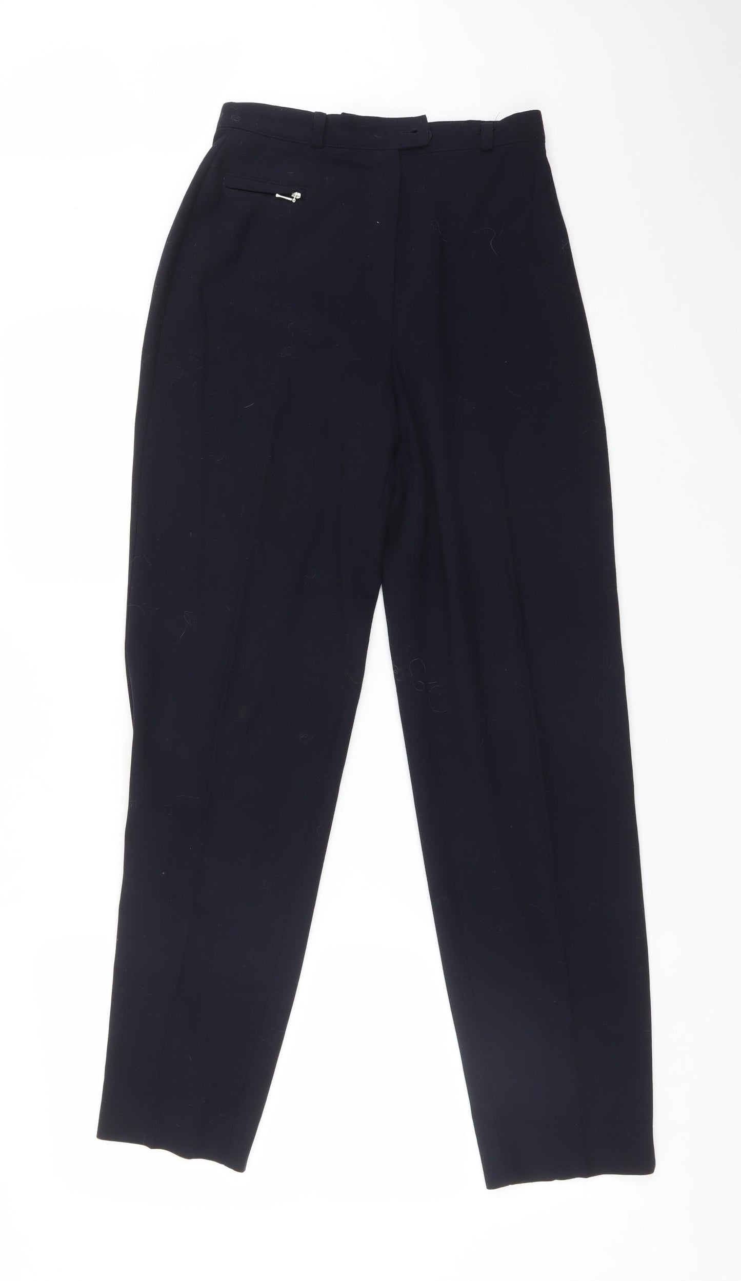 M&S Womens Blue   Trousers  Size 8 L29 in