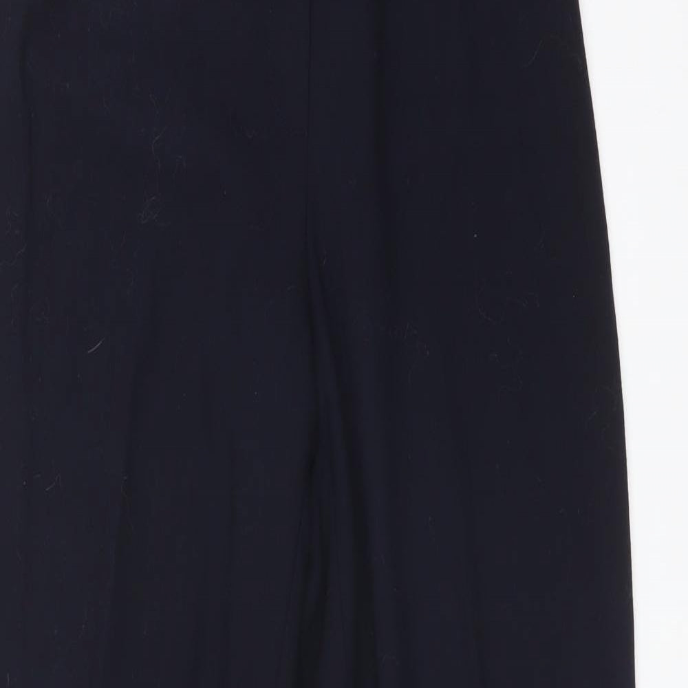 M&S Womens Blue   Trousers  Size 8 L29 in