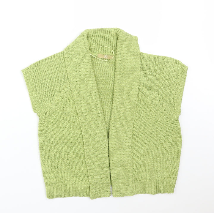 TU Womens Green Cardigan Jumper Size 10