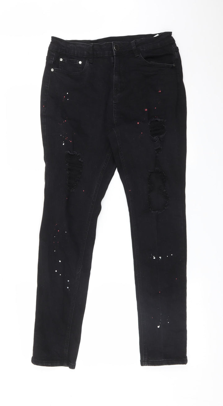 SheIn Womens Black Skinny Jeans Size 30 L28 in