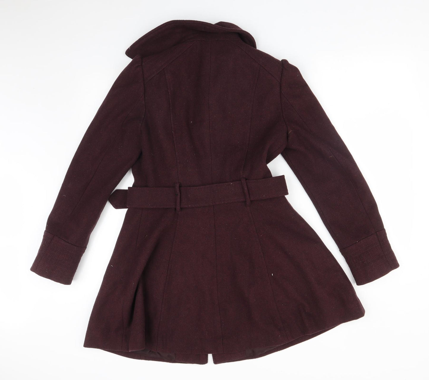 New Look Womens Purple   Trench Coat Coat Size 8