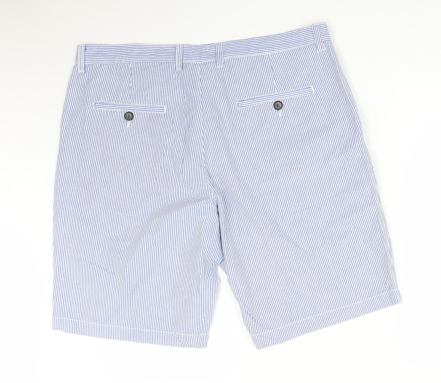 Easy Mens Multicoloured Striped  Chino Shorts Size 40