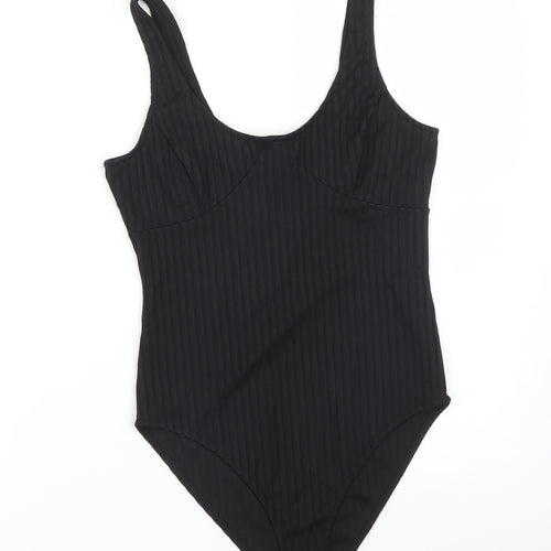 Primark Womens Black   Bodysuit One-Piece Size S
