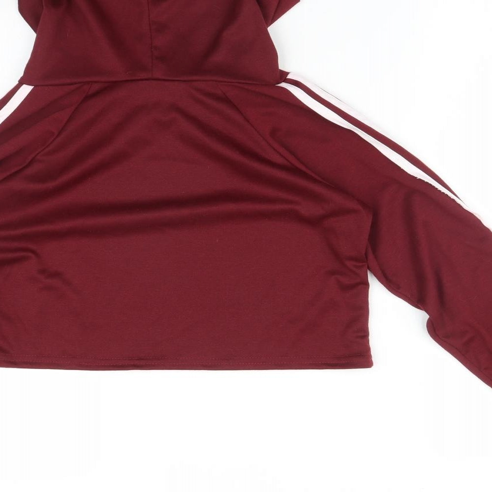 Missguided Womens Red   Pullover Hoodie Size S