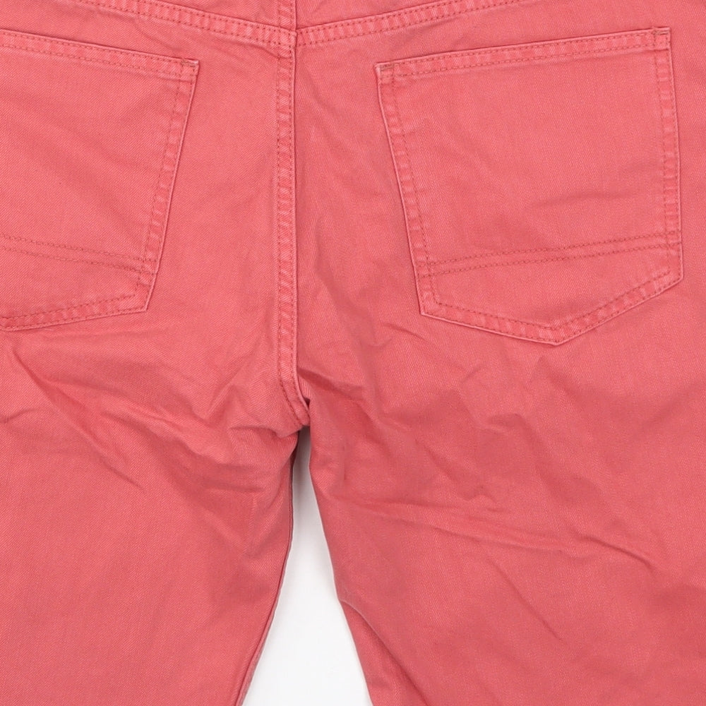 Denim Co Mens Pink  Denim Bermuda Shorts Size 36