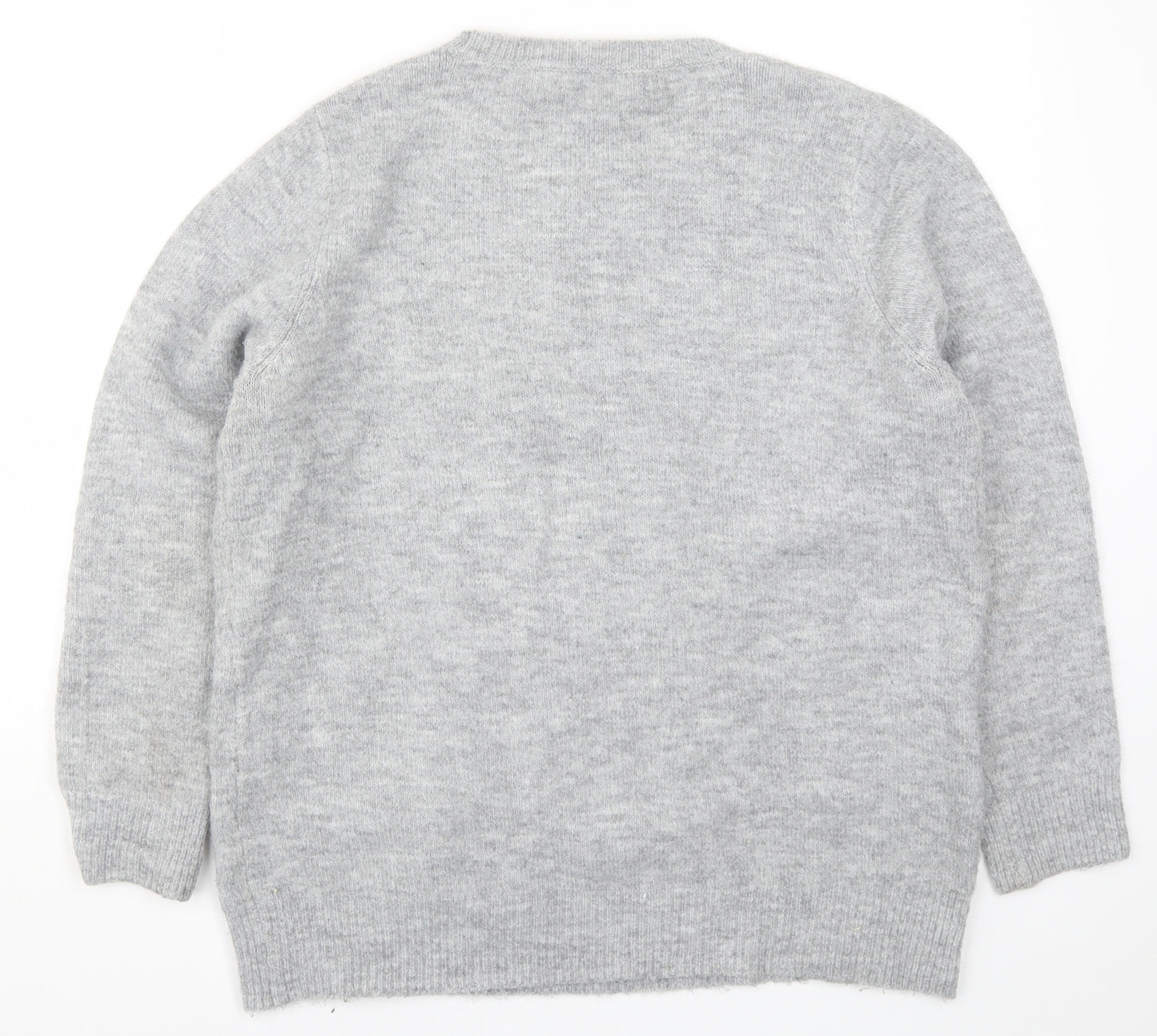 F&F Womens Grey  Knit Pullover Jumper Size 18  - Rudolph Christmas
