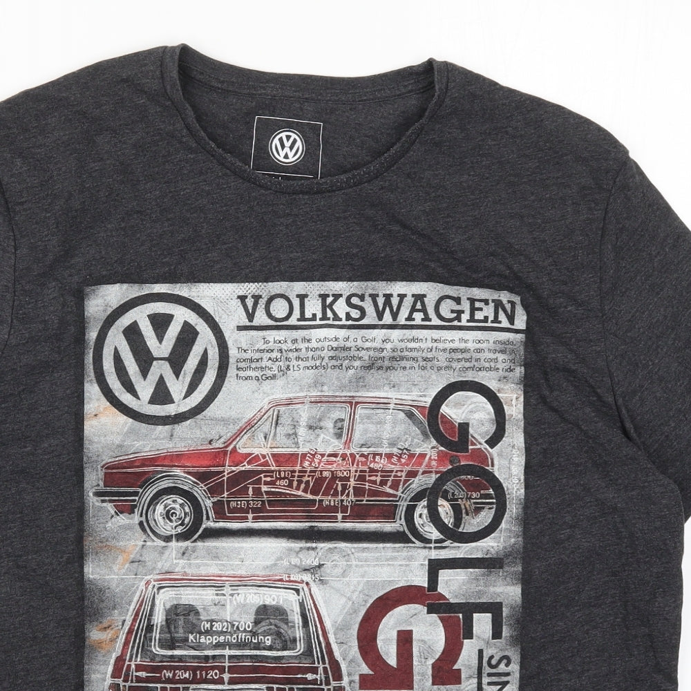 F&F Mens Grey    T-Shirt Size XL  - Volkswagen