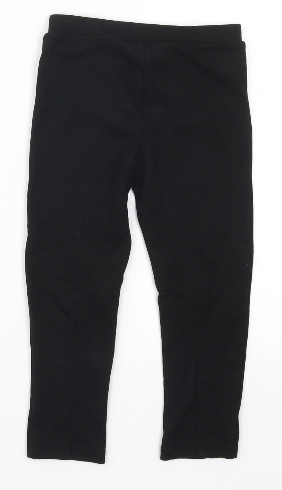 Matalan Girls Black   Carrot Trousers Size 4-5 Years