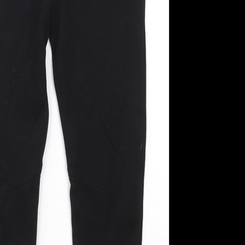 Matalan Girls Black   Carrot Trousers Size 4-5 Years