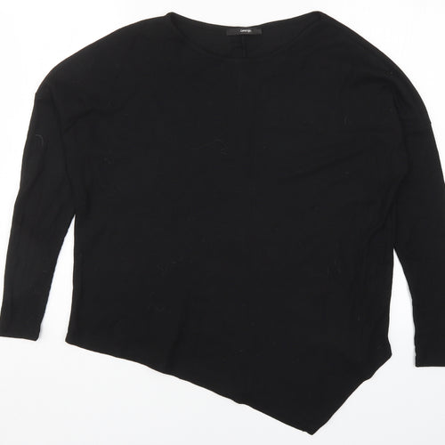 George Womens Black   Basic T-Shirt Size 8