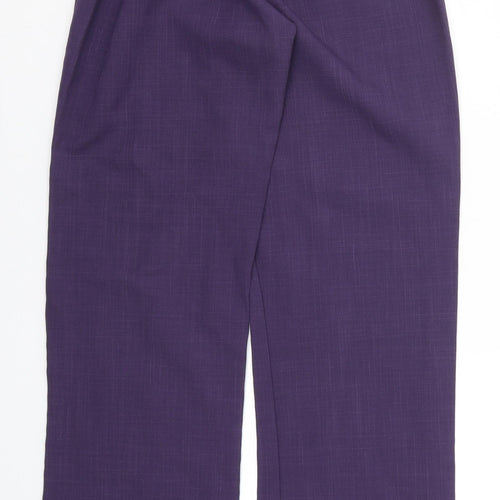 Tempus Womens Purple   Trousers  Size 10 L32 in