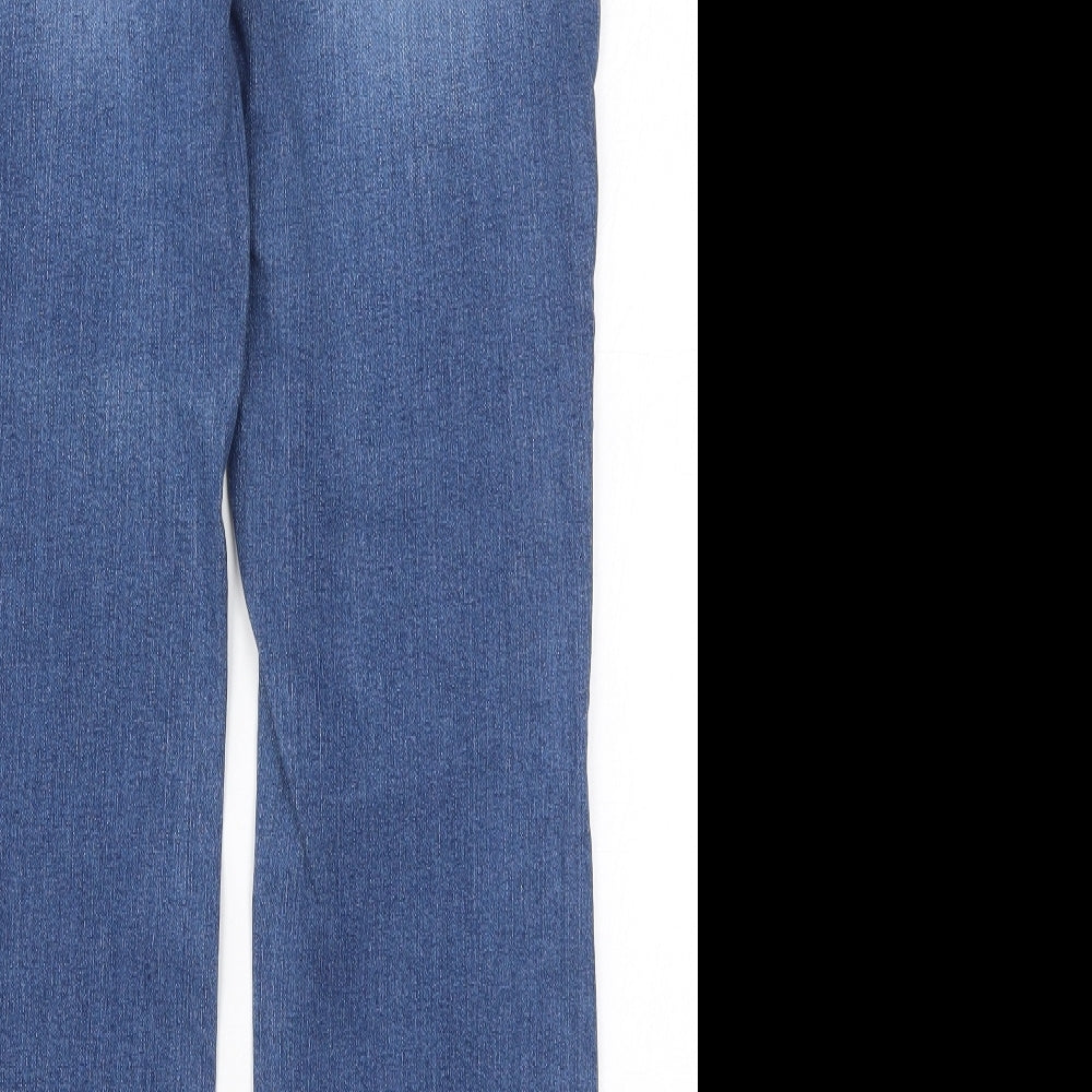 Pippa Womens Blue  Denim Straight Jeans Size 14 L29 in