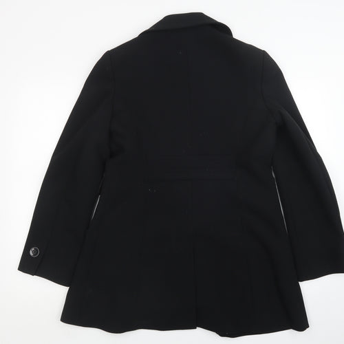 Marks and Spencer Womens Black   Pea Coat Coat Size 10