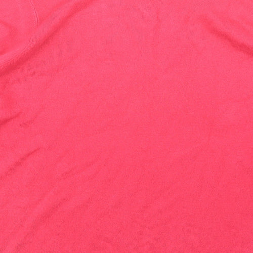Preworn Womens Pink  Knit Pullover Jumper Size 16