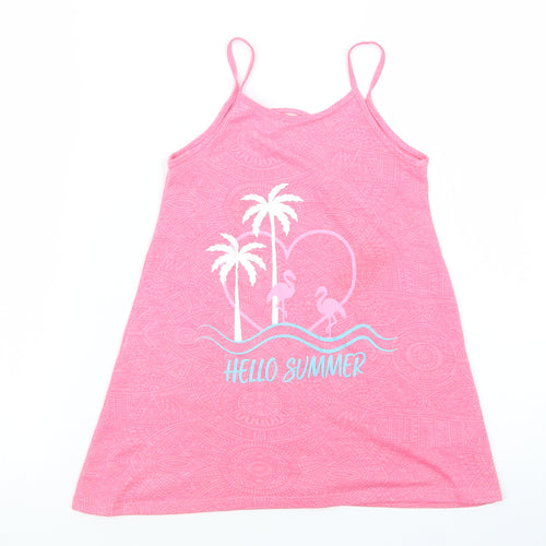 Matalan Girls Pink   Basic Tank Size 4 Years