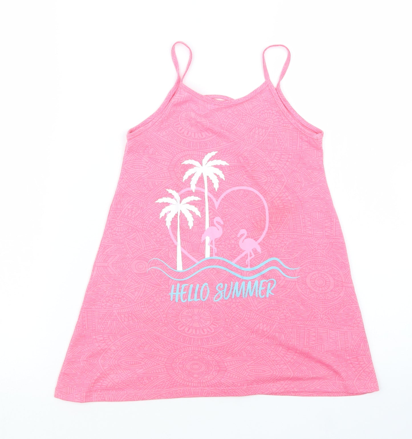 Matalan Girls Pink   Basic Tank Size 4 Years