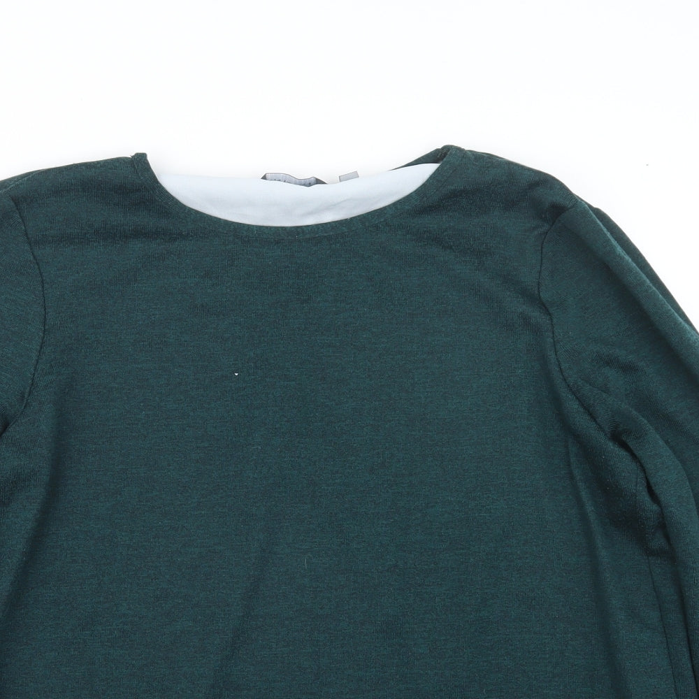 Dorothy Perkins Womens Green   Pullover Jumper Size 16