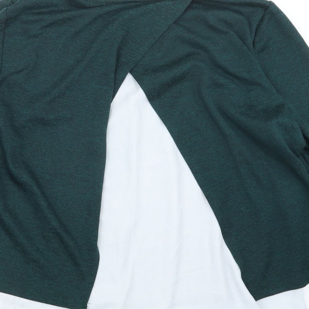 Dorothy Perkins Womens Green   Pullover Jumper Size 16