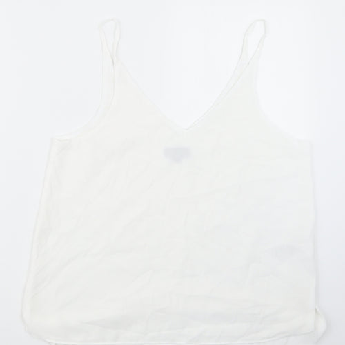 Topshop Womens White   Basic Blouse Size 12