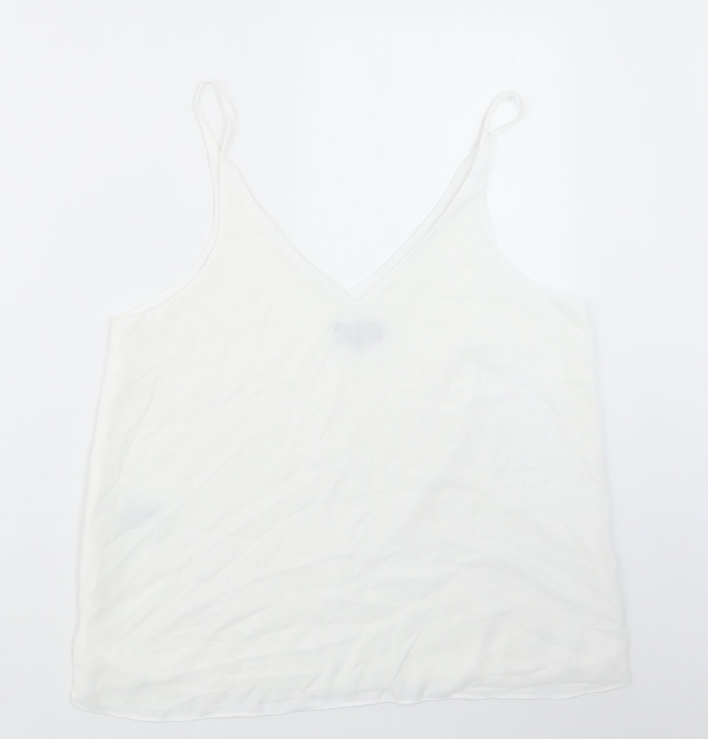 Topshop Womens White   Basic Blouse Size 12