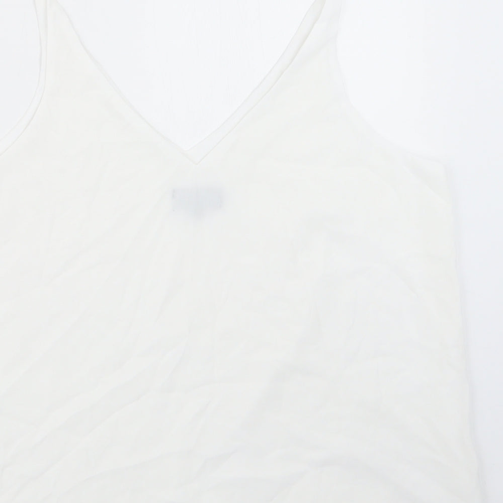 Topshop Womens White   Basic Blouse Size 12