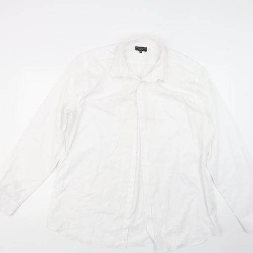 Matalan Mens White    Button-Up Size 17.5