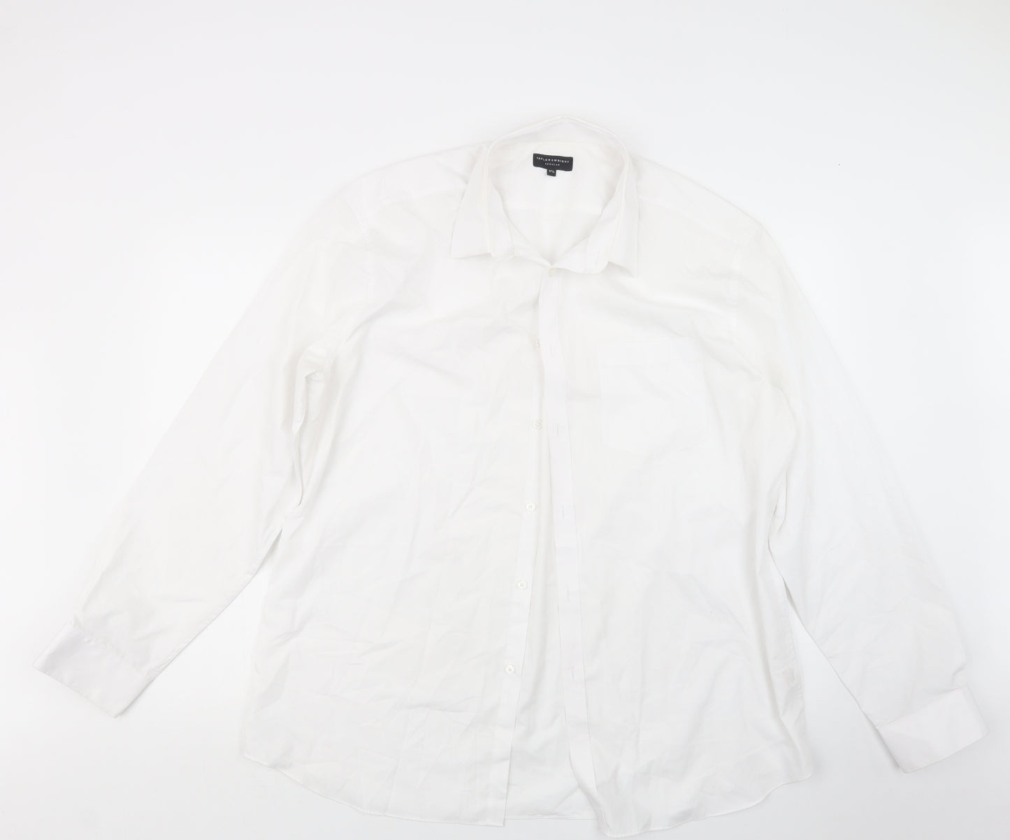 Matalan Mens White    Button-Up Size 17.5