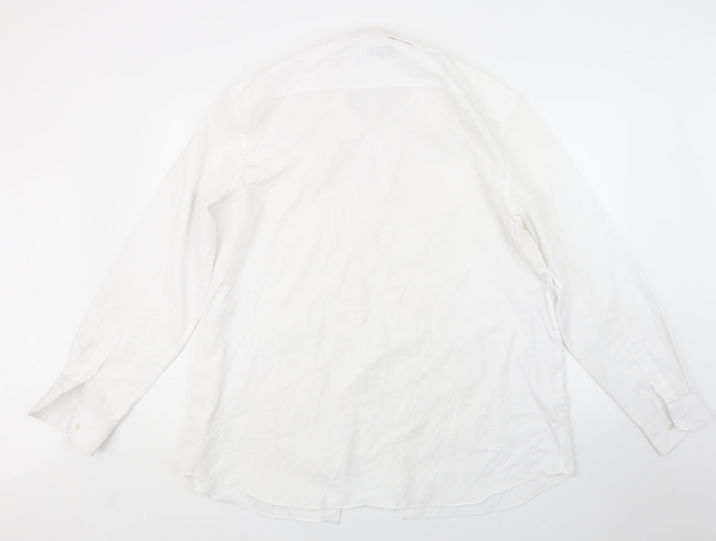 Matalan Mens White    Button-Up Size 17.5