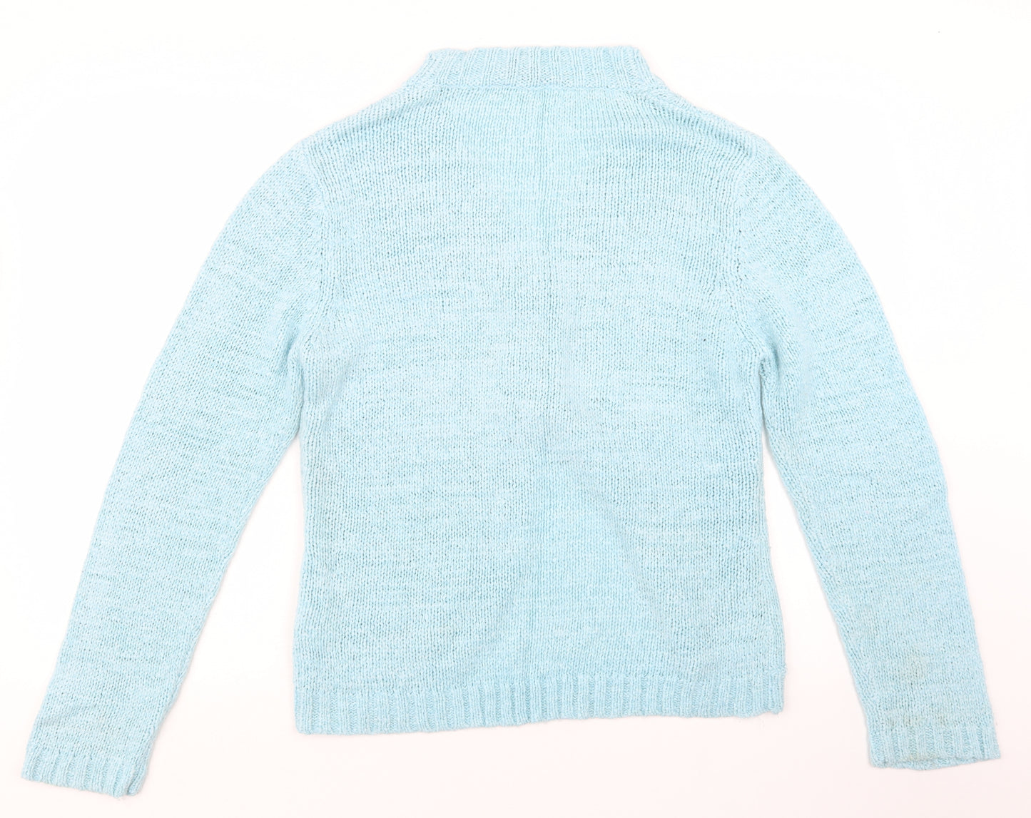 ellie louise Womens Blue  Knit Cardigan Jumper Size L