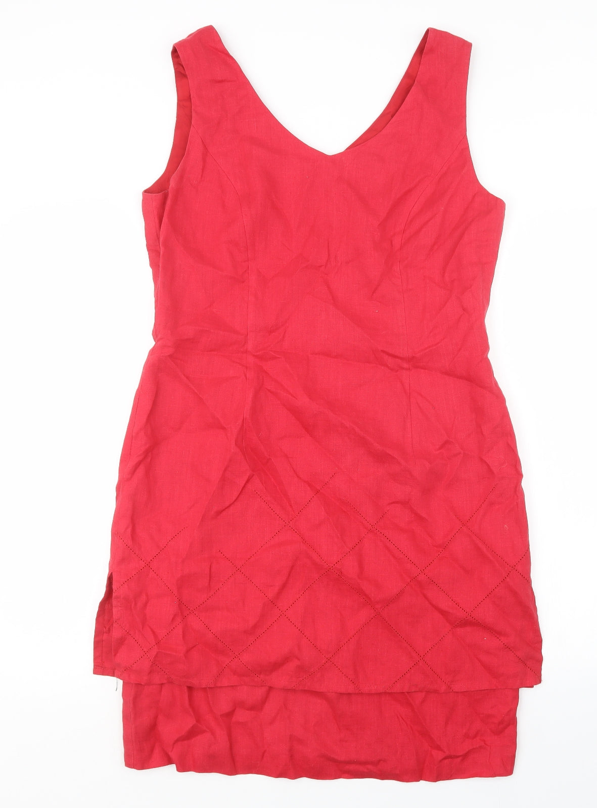 Betty Barclay Womens Red   T-Shirt Dress  Size 14