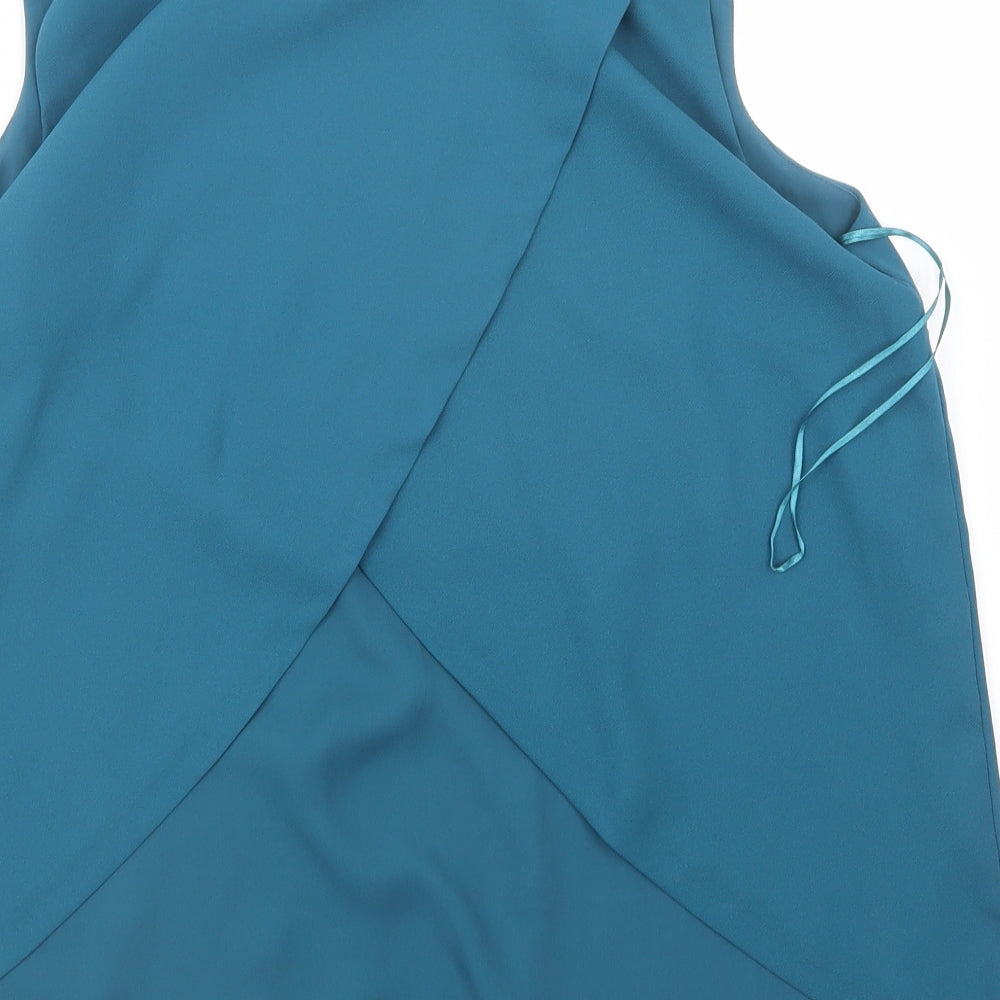 TU Womens Blue   Basic Blouse Size 12