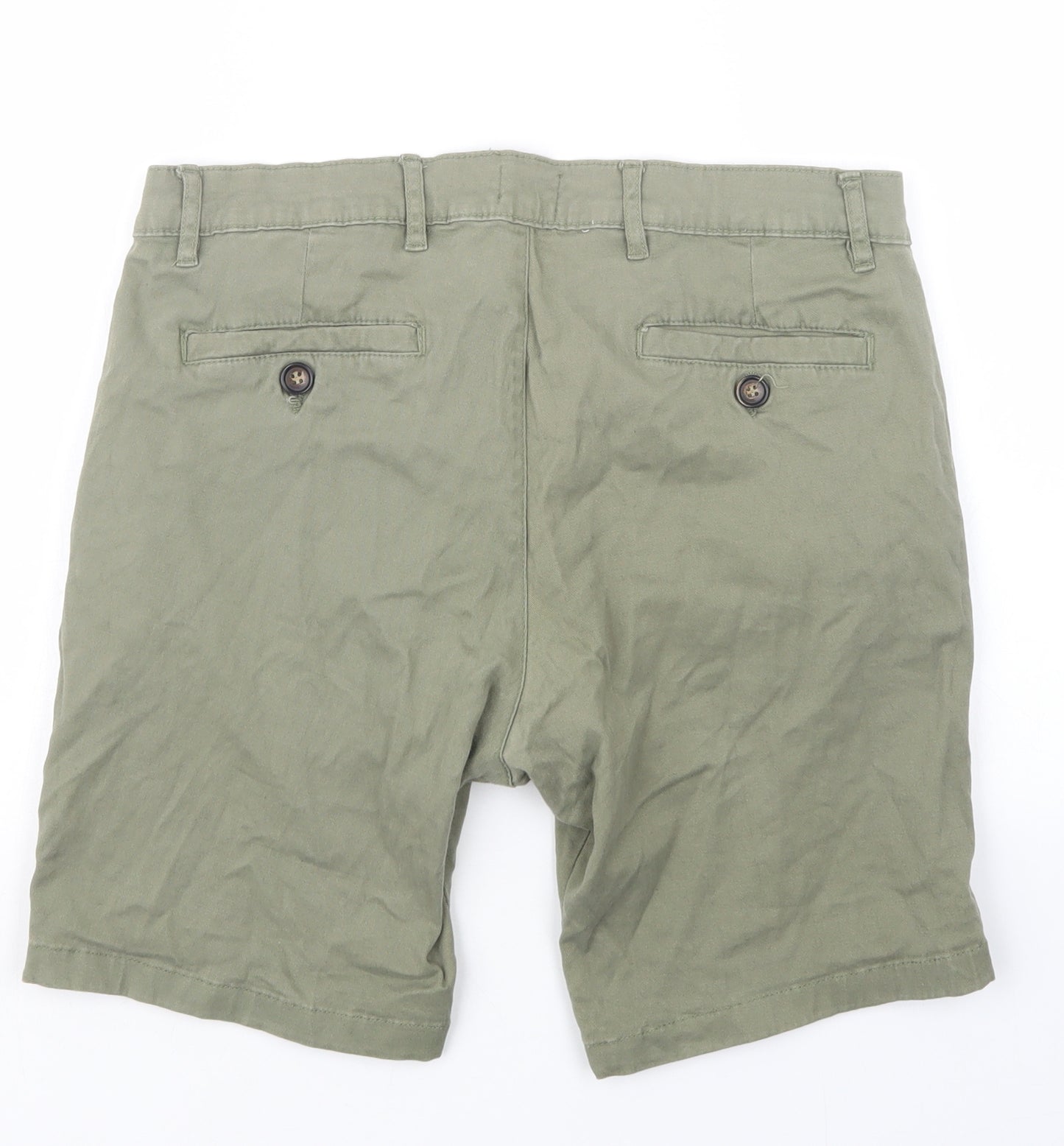 Boohoo Mens Green   Bermuda Shorts Size 32 in