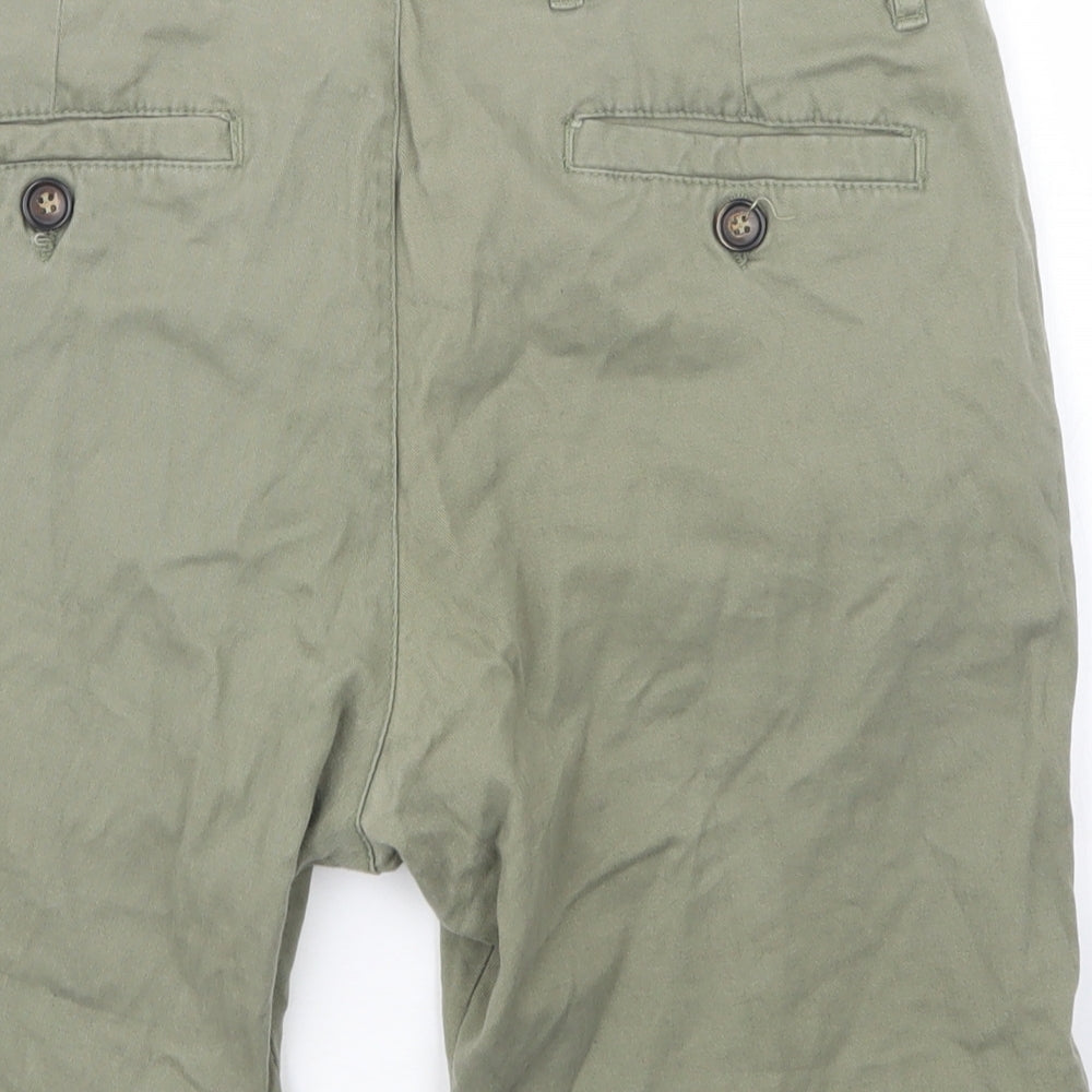 Boohoo Mens Green   Bermuda Shorts Size 32 in
