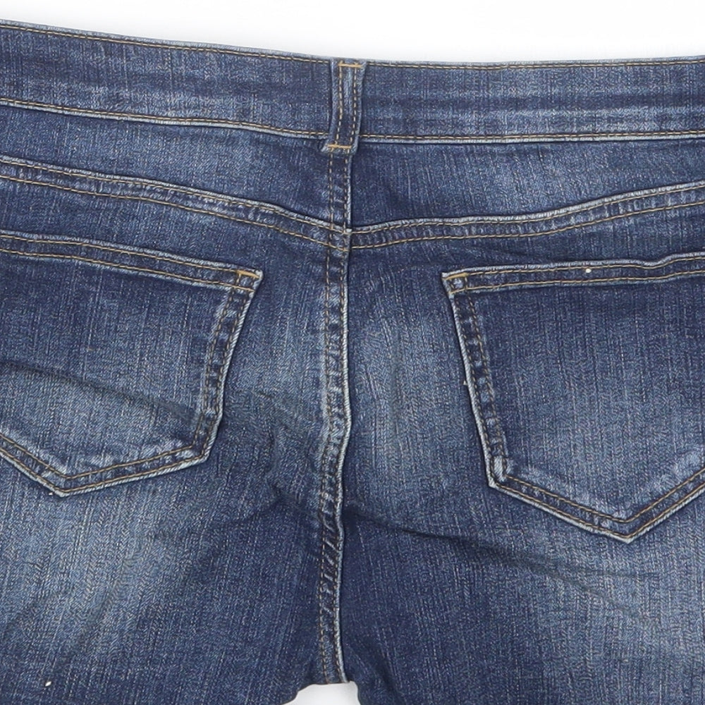 Marks and Spencer Girls Blue  Denim Hot Pants Shorts Size 13-14 Years