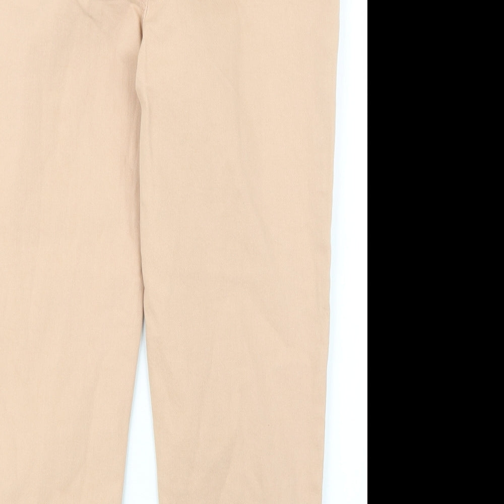 Per Una Womens Pink  Denim Cropped Jeans Size 16 L24 in