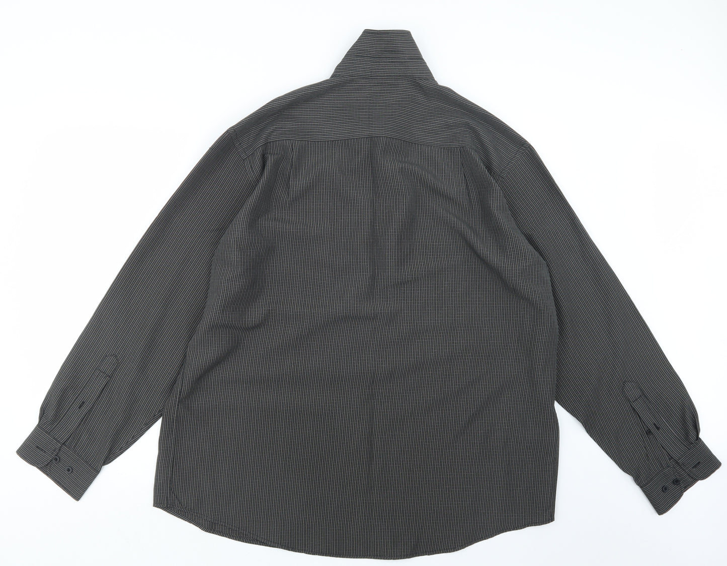 EWM Mens Brown    Button-Up Size L