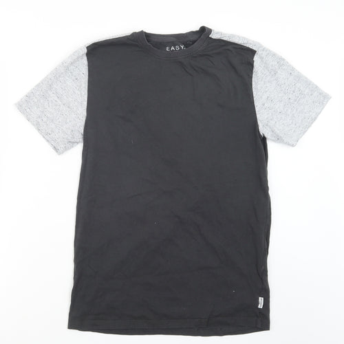 Easy Mens Grey    T-Shirt Size S