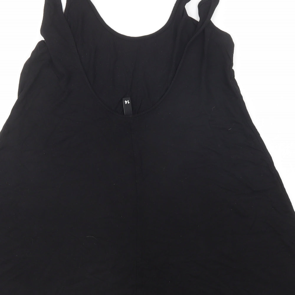 Divided by H&M Womens Black   Basic Tank Size 12