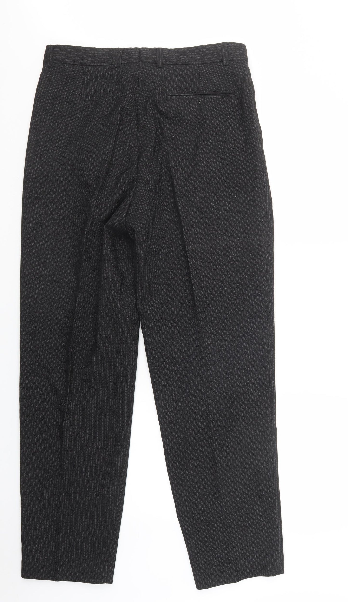 Stonebridge Mens Black   Trousers  Size 32 in L30 in