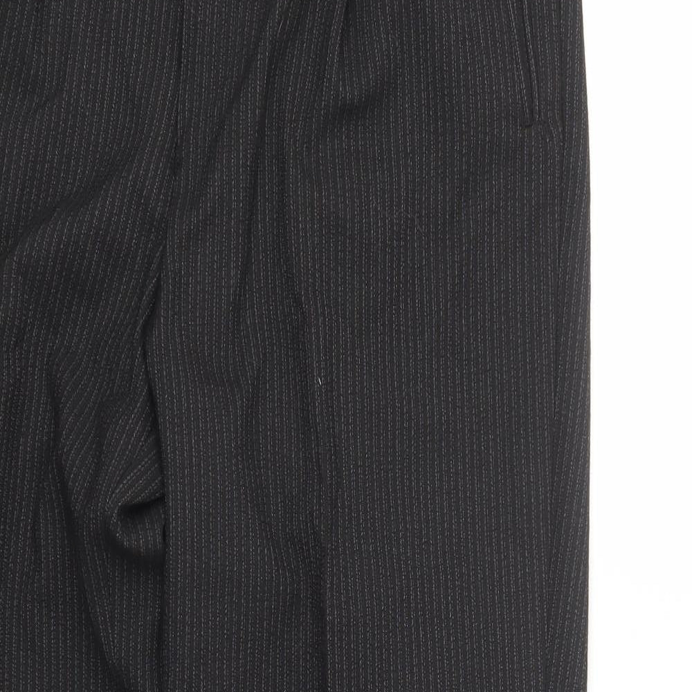 Stonebridge Mens Black   Trousers  Size 32 in L30 in