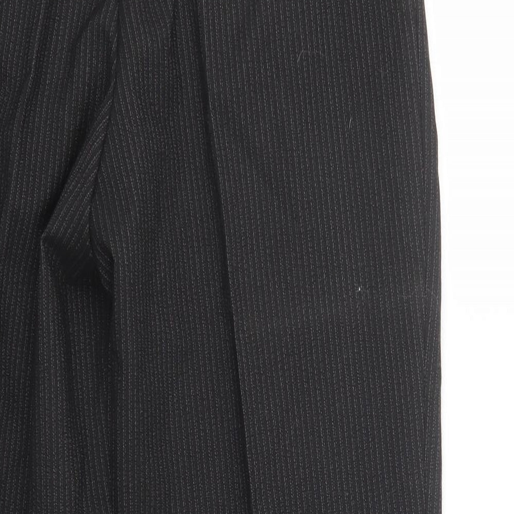Stonebridge Mens Black   Trousers  Size 32 in L30 in