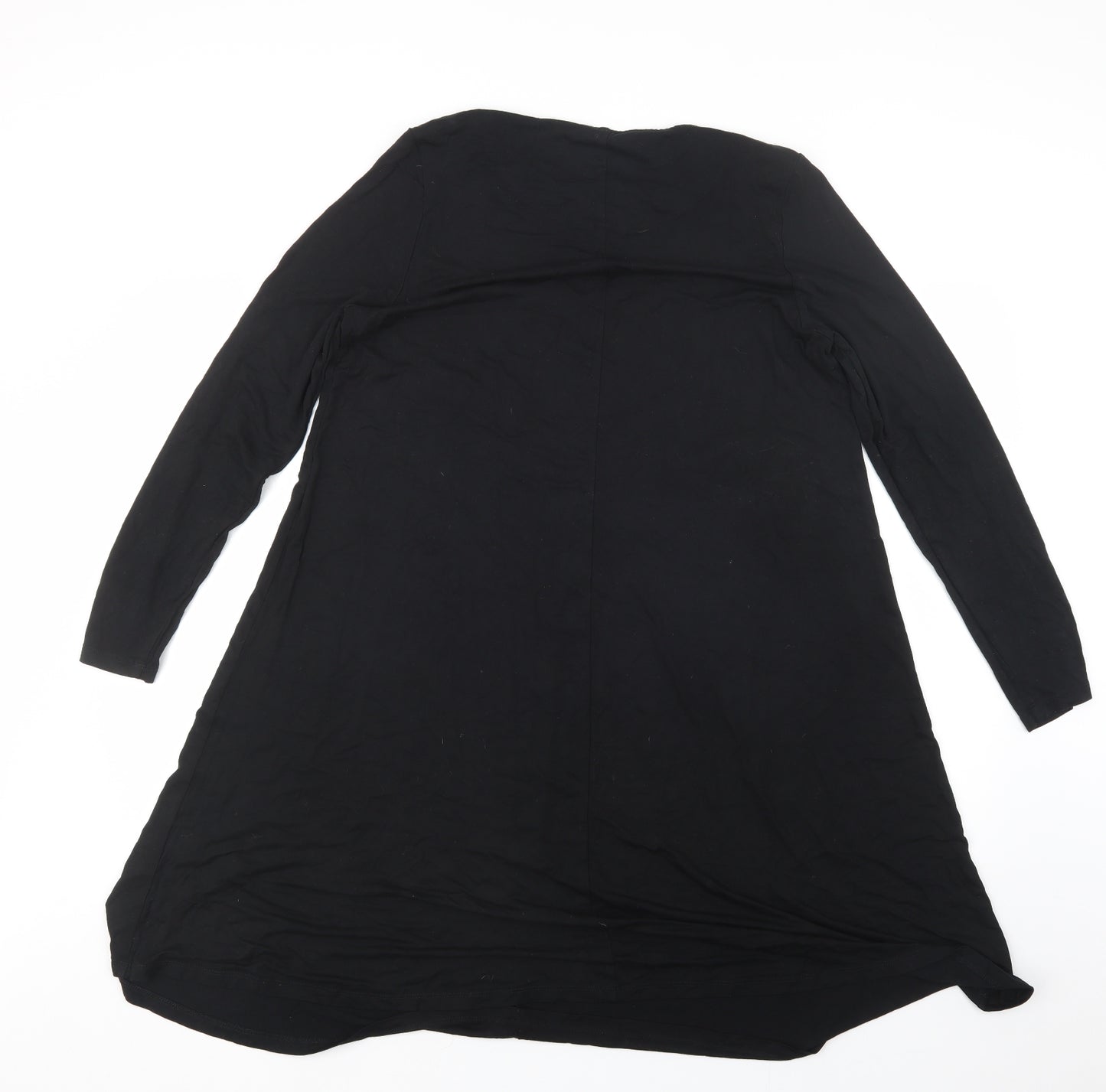 Marks and Spencer Womens Black   T-Shirt Dress  Size 16