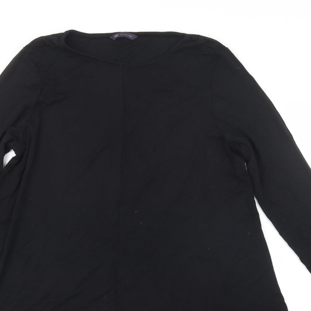 Marks and Spencer Womens Black   T-Shirt Dress  Size 16