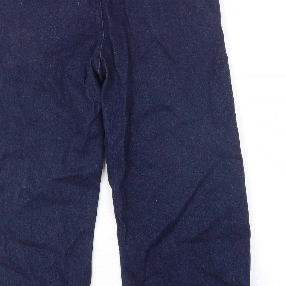 New Look Womens Blue  Denim Cropped Jeans Size 12 L22 in